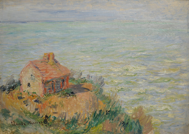 Cabina de funcionarios de aduanas, efecto tarde W737 - Claude Monet