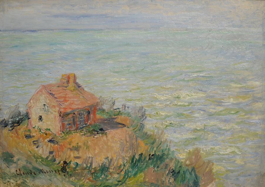 Cabina de funcionarios de aduanas, efecto tarde W737 - Claude Monet