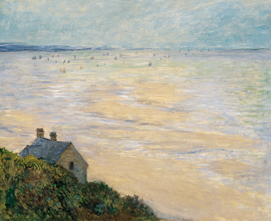La Cabane à Trouville, marea baja W686 - Claude Monet