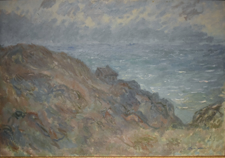 Cabaña en los acantilados cerca de Varengeville - Claude Monet