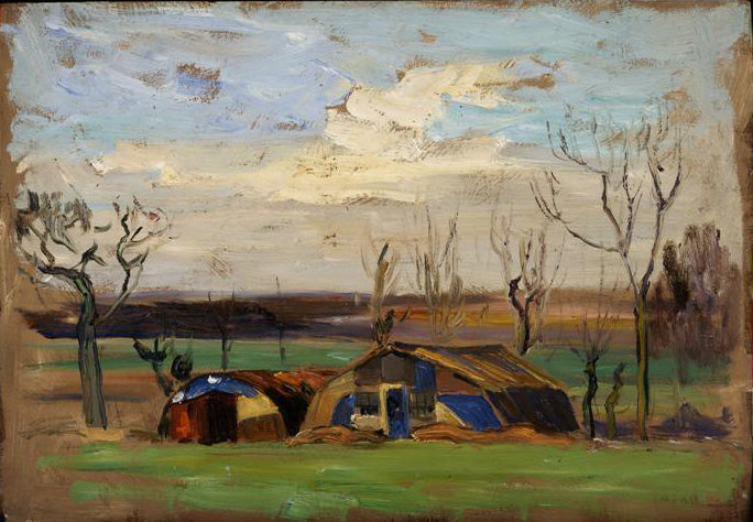 Cabañas Nissen camufladas - Maurice Galbraith Cullen
