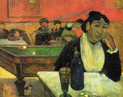 Reproduction du tableau « Café à Arles - Paul Gauguin » par Alpha Reproduction en peinture à l’huile