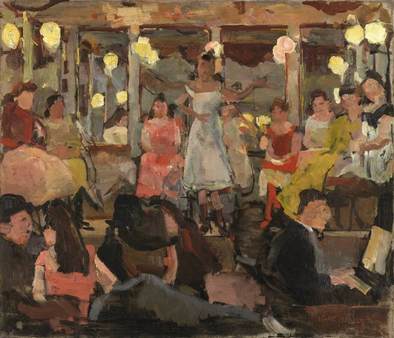 Café-Chantant en el Nes de Amsterdam - Isaac Israel