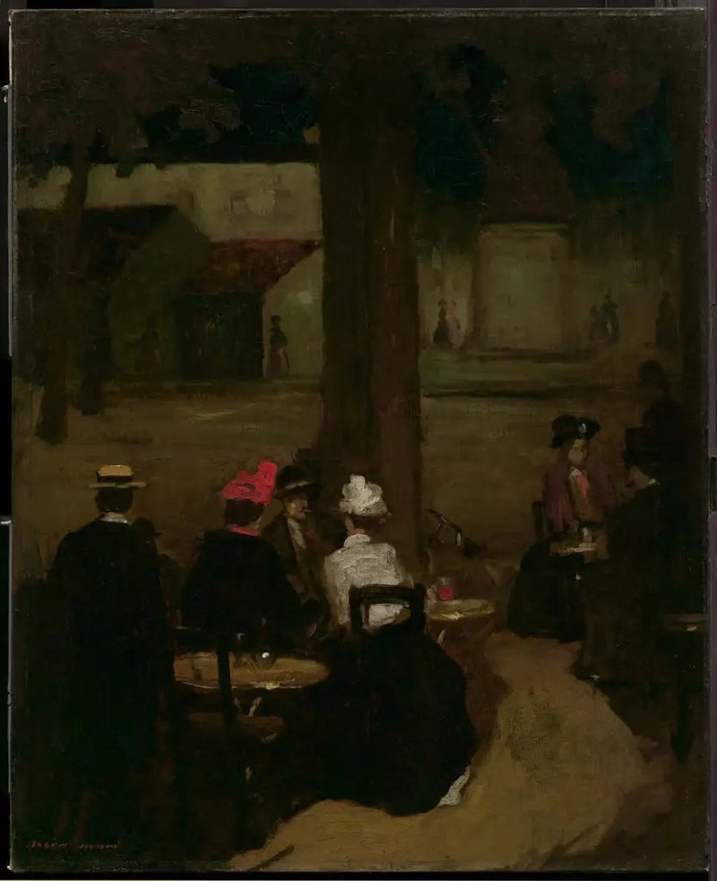 Café-terraza - Robert Henri