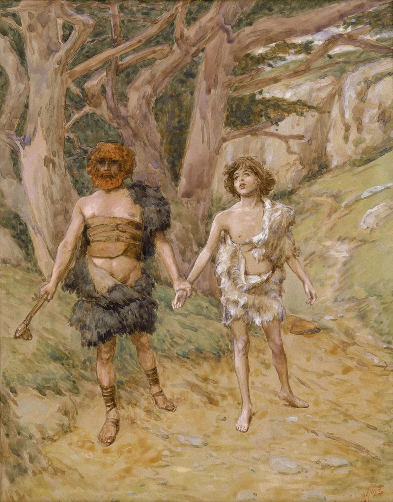 Caín conduce a Abel a la muerte - James Tissot