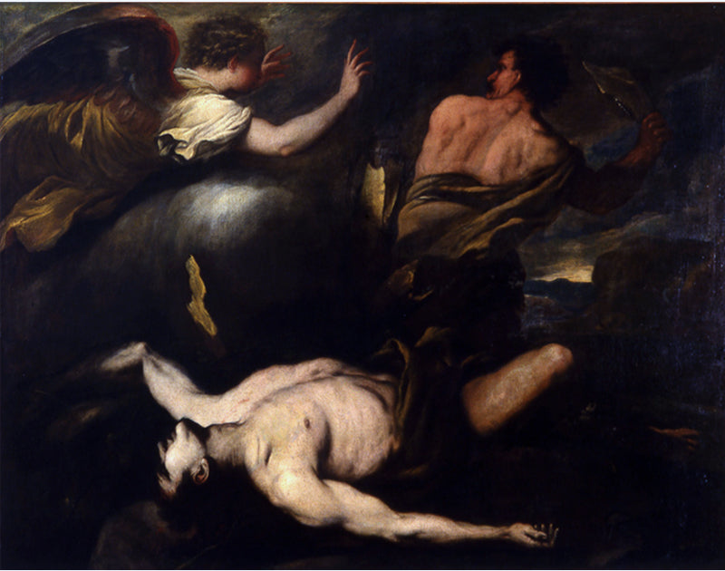 Caín y Abel - Luca Giordano