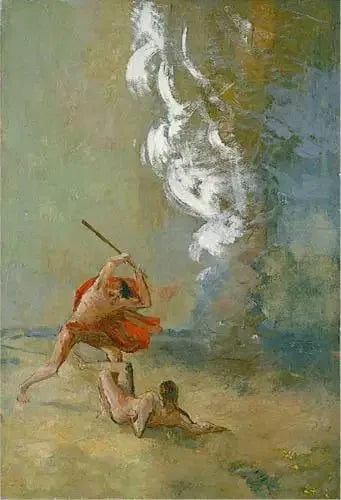 Caín y Abel - Odilon Redon