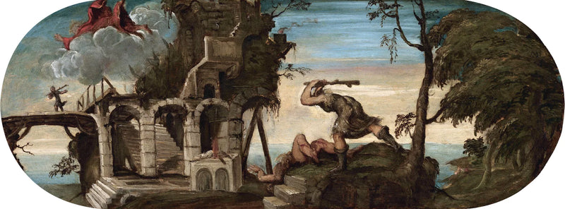 Caín matando a Abel - Jacopo Tintoretto