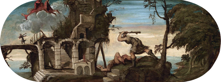 Caín matando a Abel - Jacopo Tintoretto
