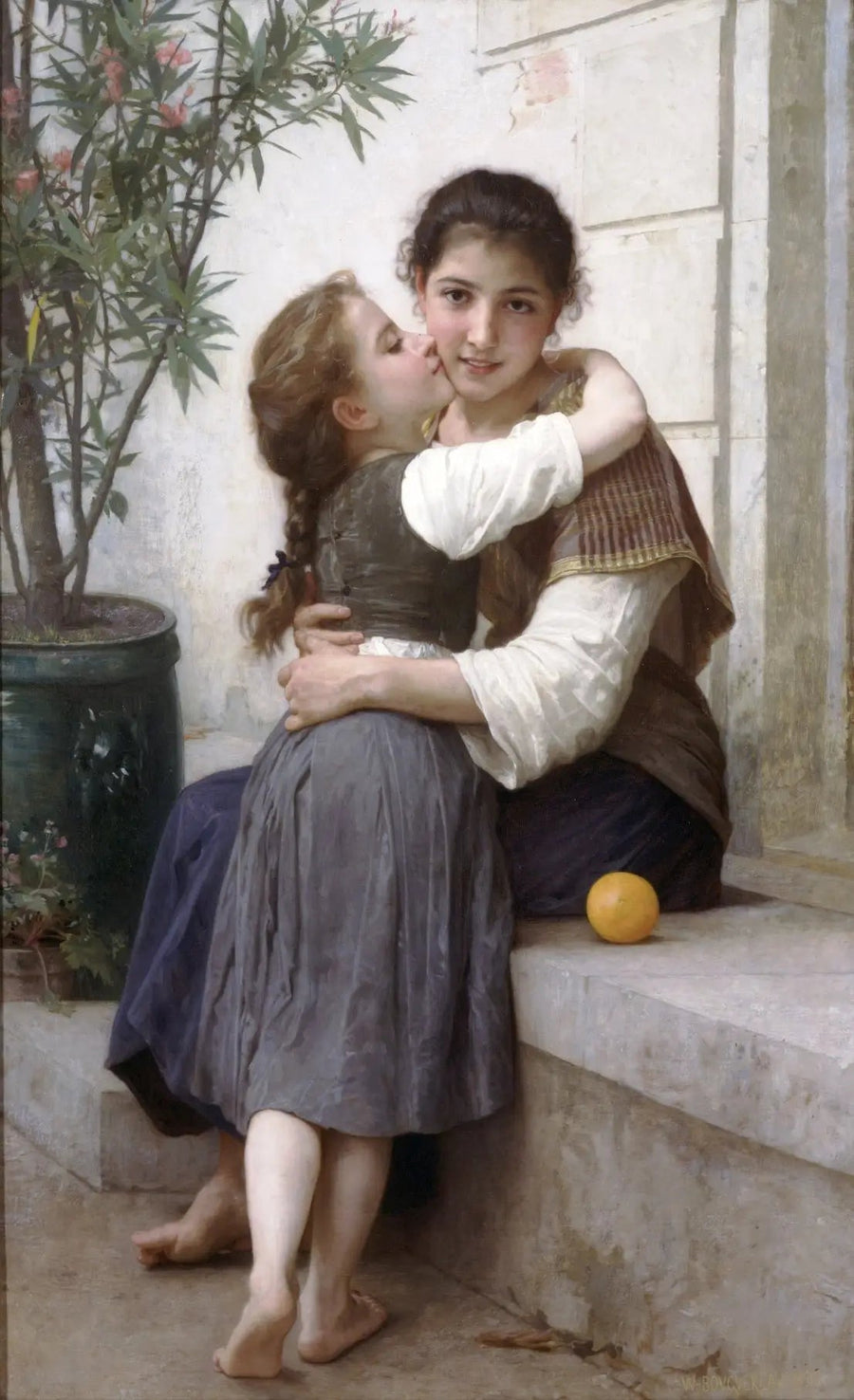 Abrazos - Bouguereau