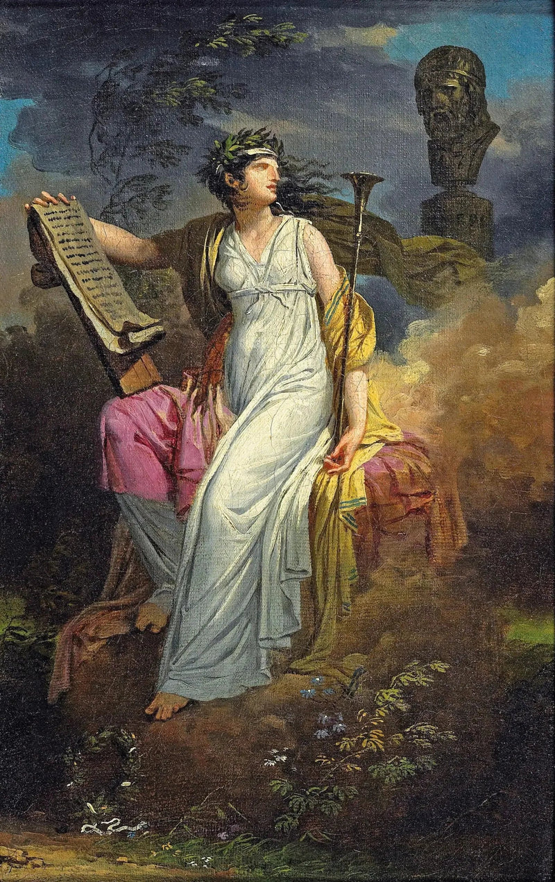 Calliope, musa de la poesía - Charles Meynier