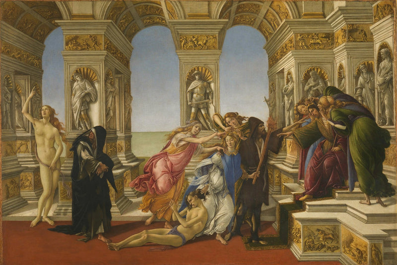 La Calumnia de Apeles - Sandro Botticelli