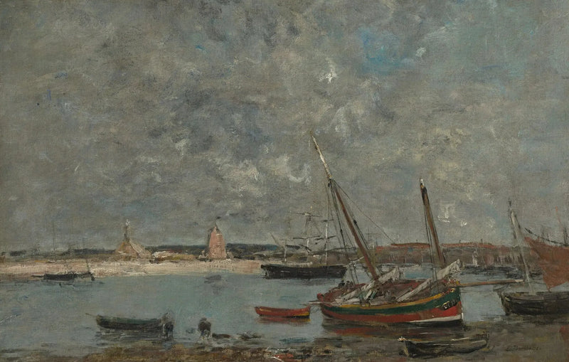 Camaret: El Puerto - Eugène Boudin
