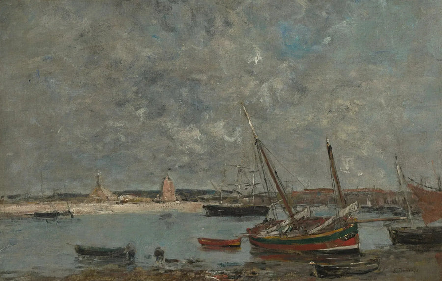 Camaret: El Puerto - Eugène Boudin
