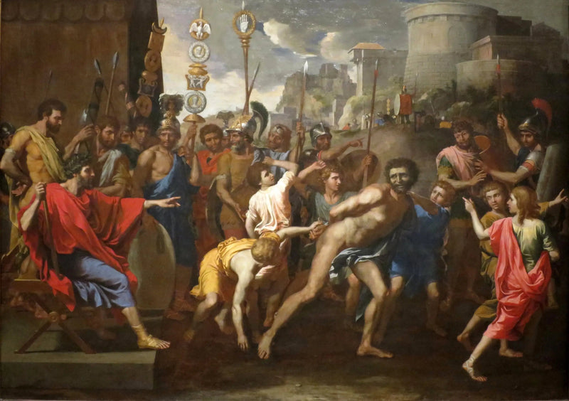 Camille y el maestro de escuela de Faliéries - Nicolas Poussin