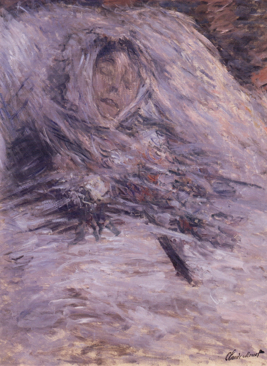 Camille en su lecho de muerte W543 - Claude Monet