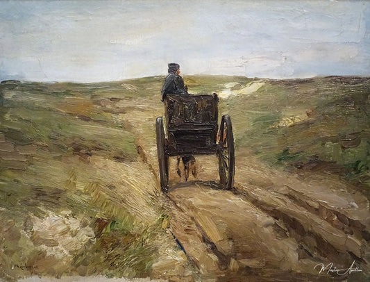 Camion dans les dunes - Max Liebermann - Reproductions de tableaux et peintures haut de gamme