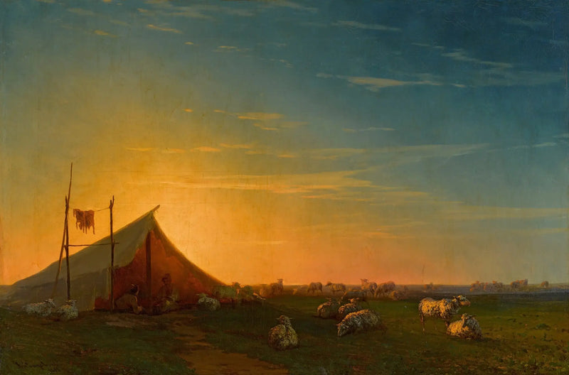 Campamento de los pastores - Iván Aïvazovski