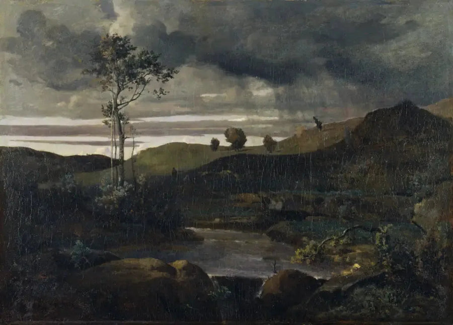 Campaña de Roma en invierno - Jean-Baptiste Camille Corot