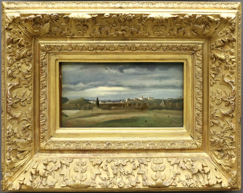 Campaña romana. El Monte Testaccio - Jean-Baptiste Camille Corot