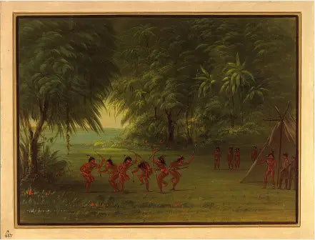 Campamento de Tapuya - George Catlin