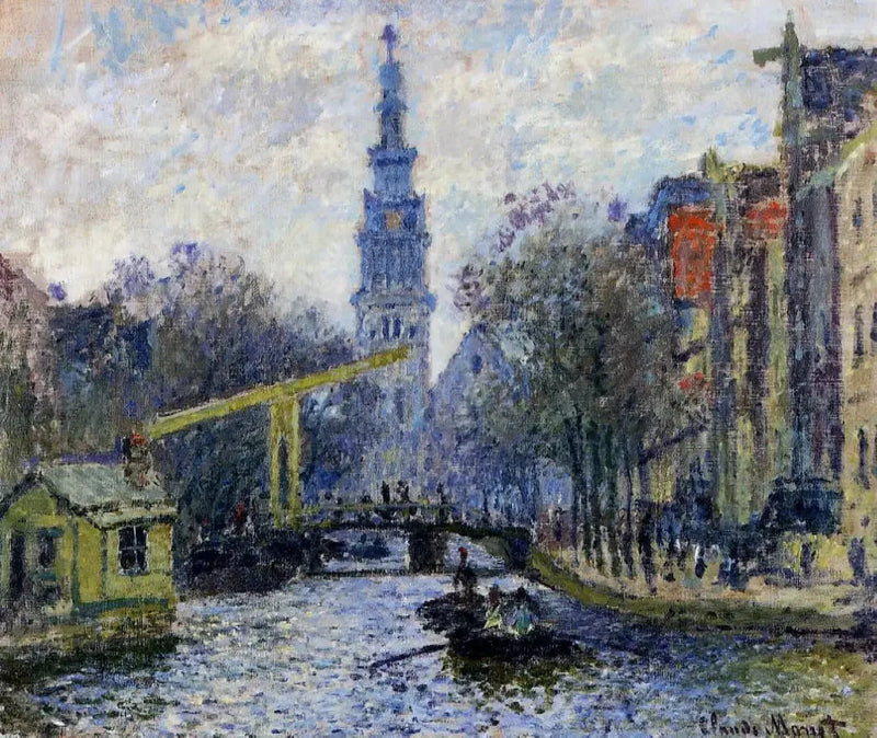 Canal en Ámsterdam W308 - Claude Monet