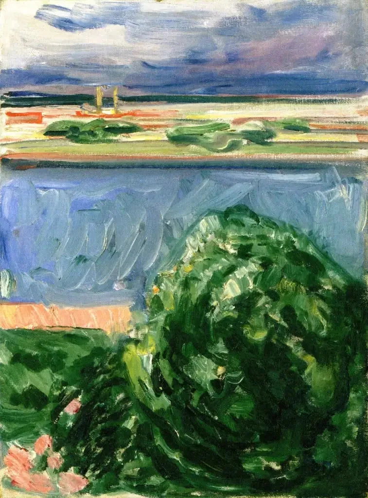 canal de nubes negras - Edvard Munch