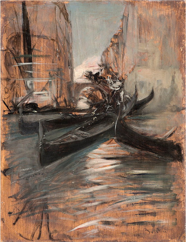 Canal de Venecia - Giovanni Boldini