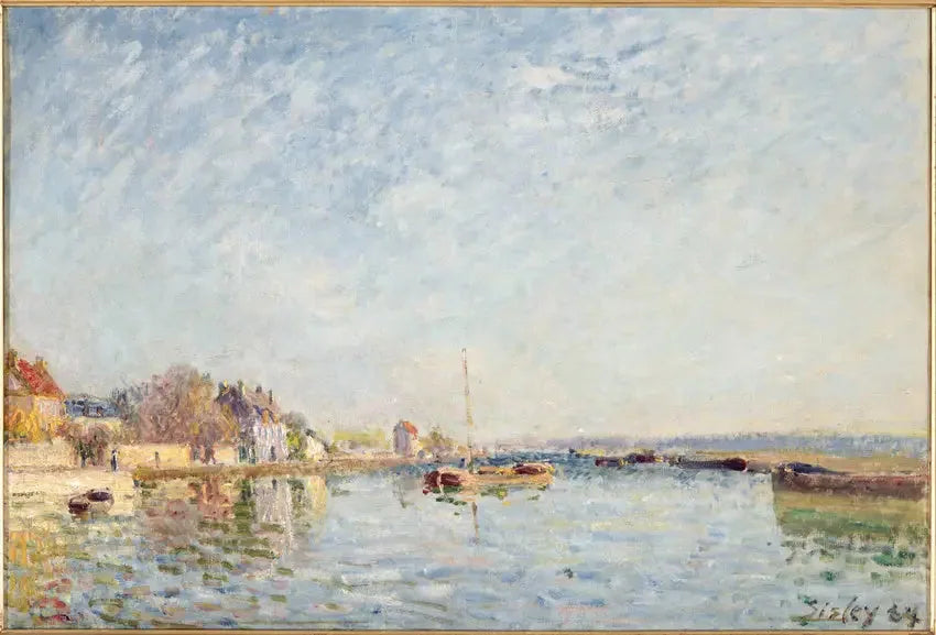 Canal del Loing - Alfred Sisley