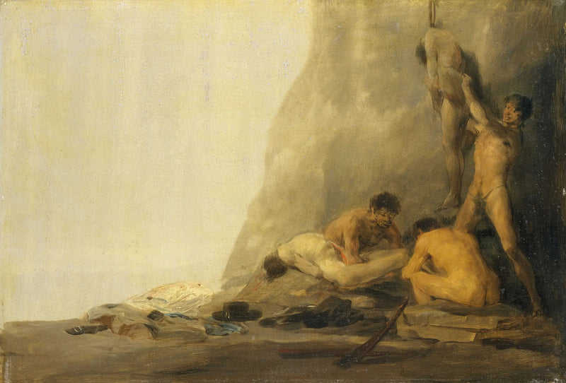 Caníbales preparando a sus víctimas - Francisco de Goya