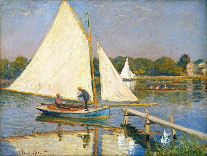 Navegantes en Argenteuil W324 - Claude Monet