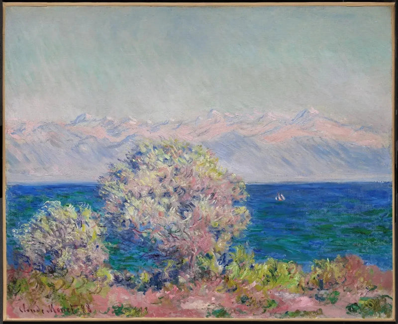 En Cap d'Antibes, con viento mistral W1176 - Claude Monet