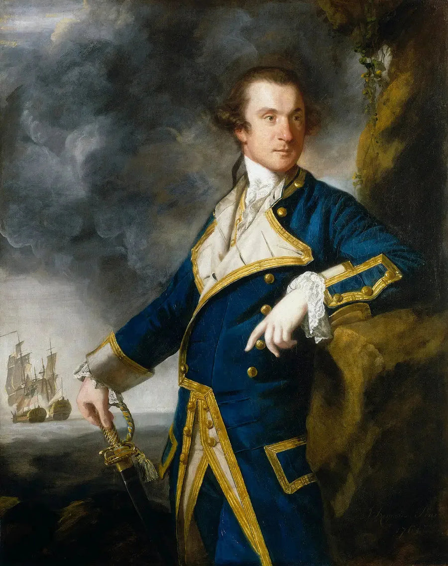 Capitán Alejandro Hood, 1726-1814 - Joshua Reynolds