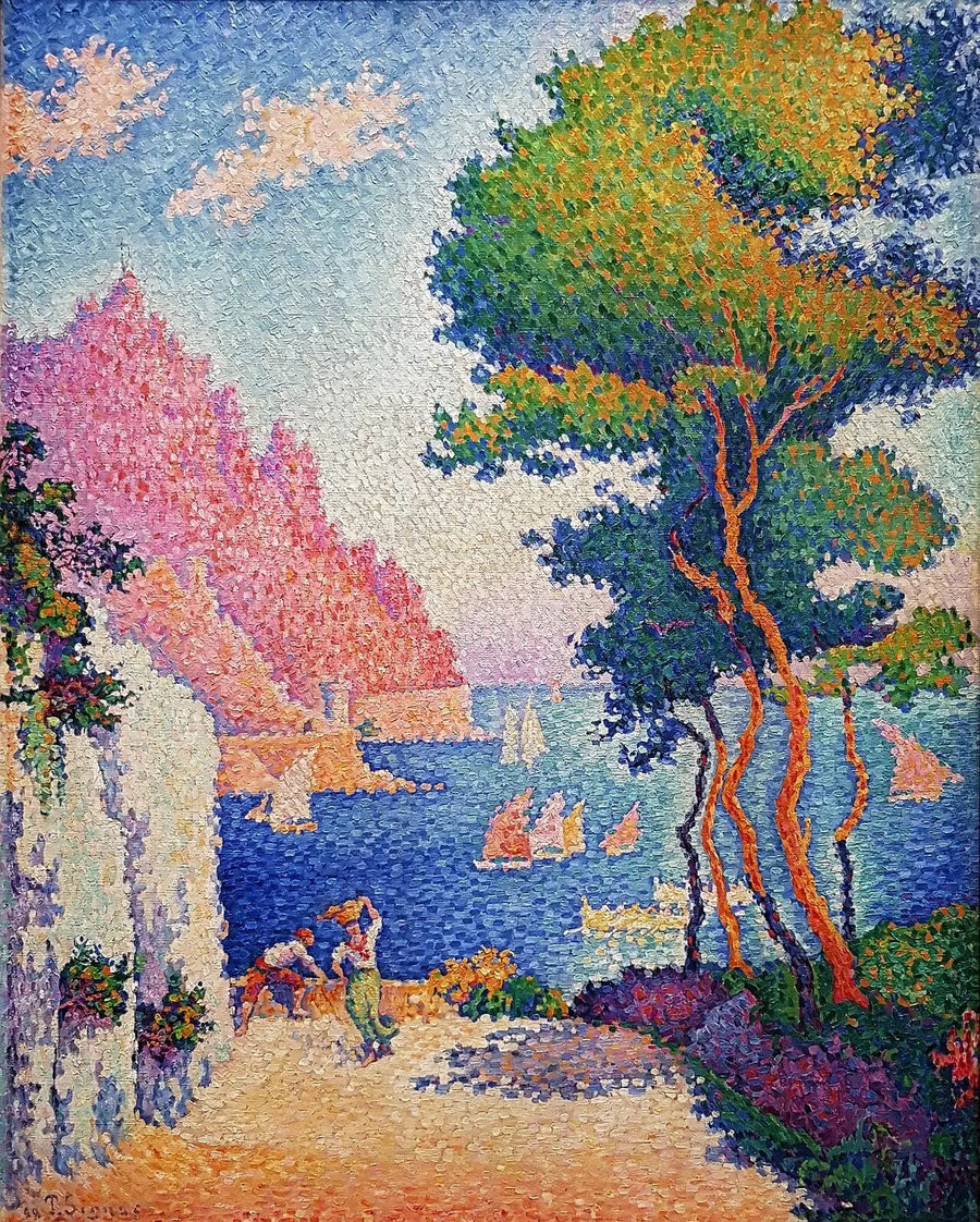 Capo di Noli, cerca de Génova - Paul Signac