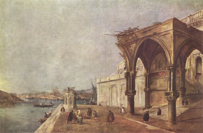 Capricho con temas venecianos - Francesco Guardi