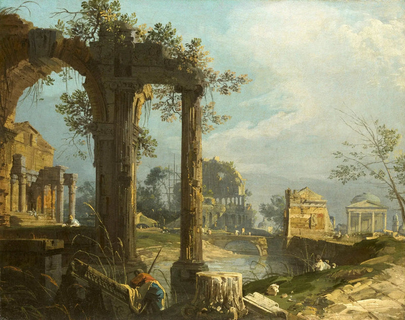 Capricho con ruinas - Canaletto