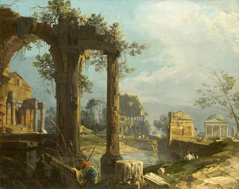 Capricho con ruinas - Canaletto