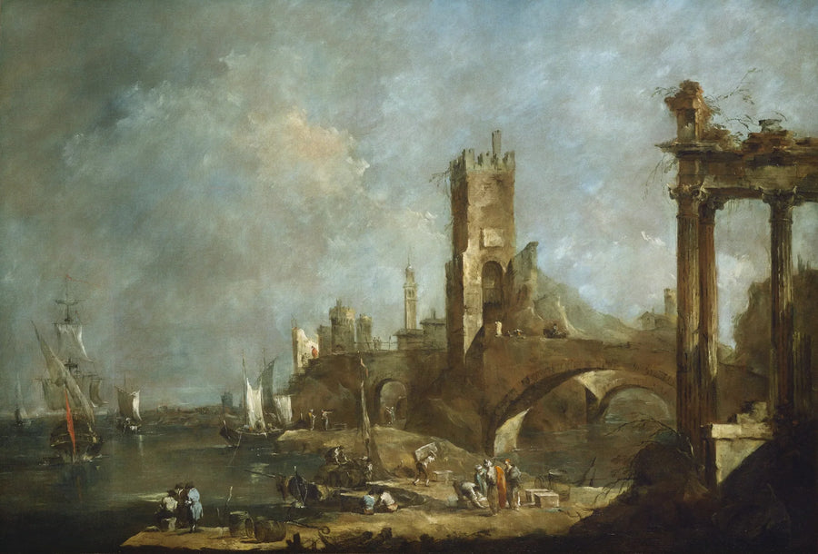 Capricho de un puerto - Francesco Guardi
