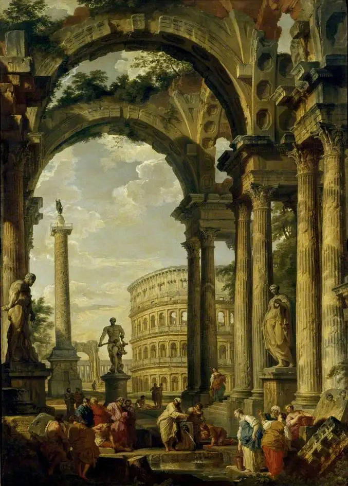 Capriccio romano - Giovanni Paolo Panini