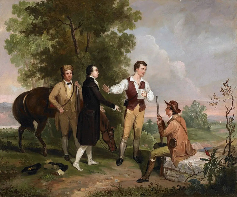 Captura del mayor André - Asher Brown Durand