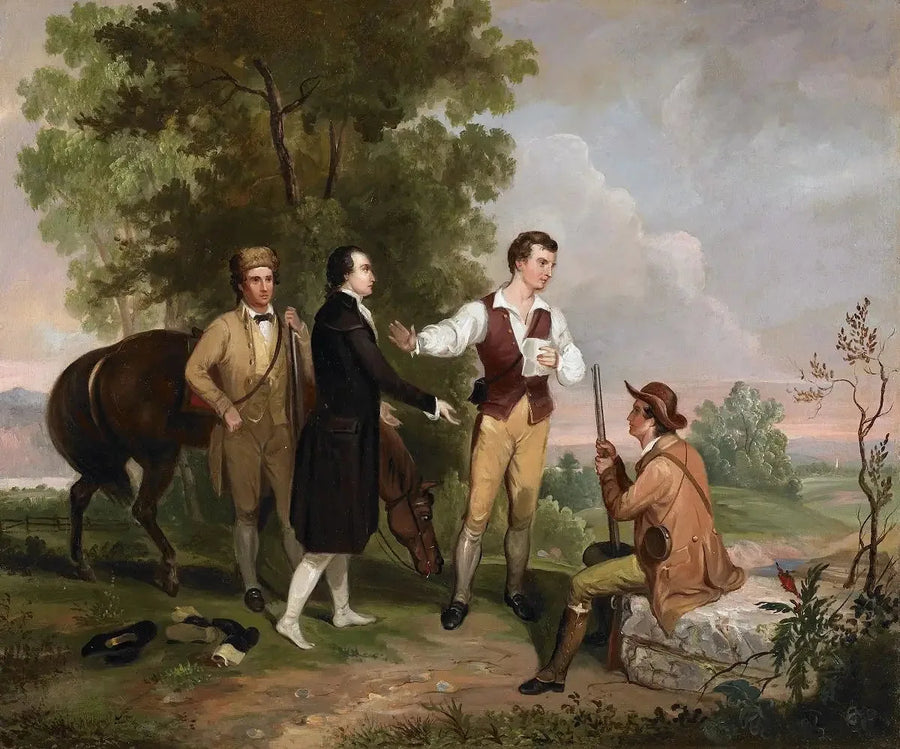 Captura del mayor André - Asher Brown Durand