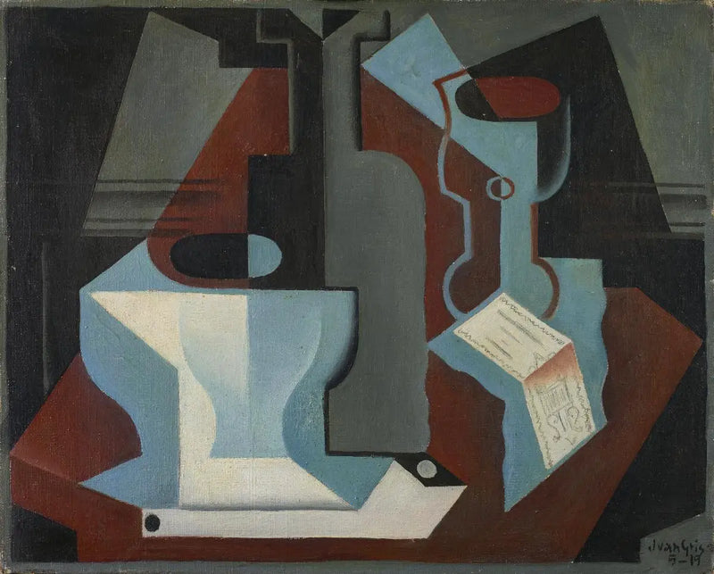 Jarra, cuenco y vaso - Juan Gris