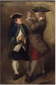 Caricatura de Sir William Lowther y Joseph Leeson, futuro 1er conde de Milltown - Joshua Reynolds