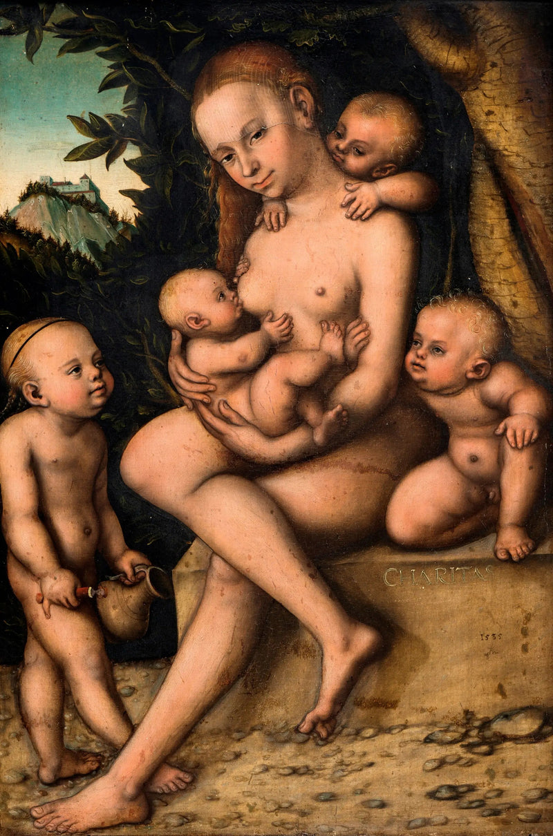 Caritas (Charité) - Lucas Cranach el Viejo