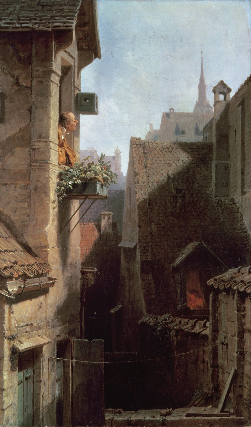 Der Hypochonder (L’Hypocondriaque) - Carl Spitzweg