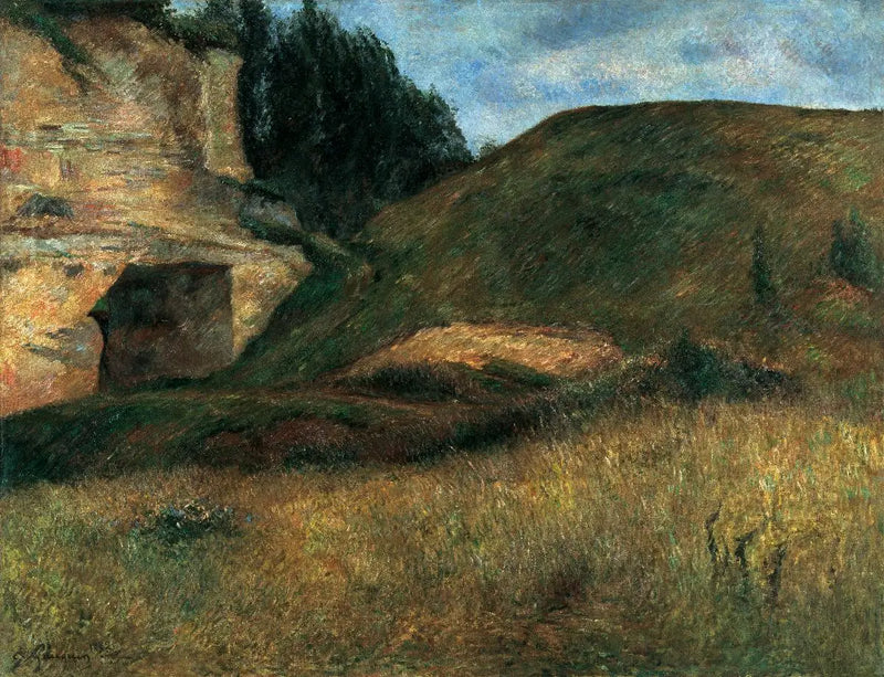 Carrière en los alrededores de Pontoise - Paul Gauguin