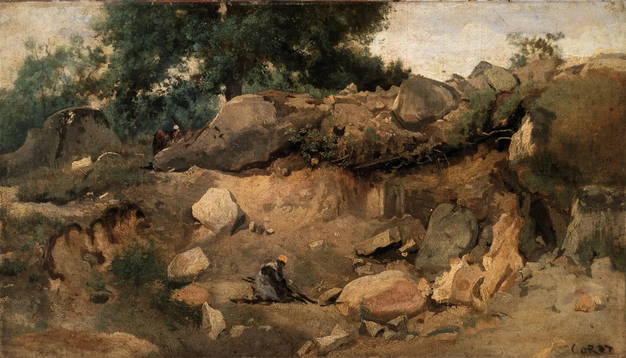 Carrera de la Chaise-Marie, Fontainebleau - Jean-Baptiste Camille Corot