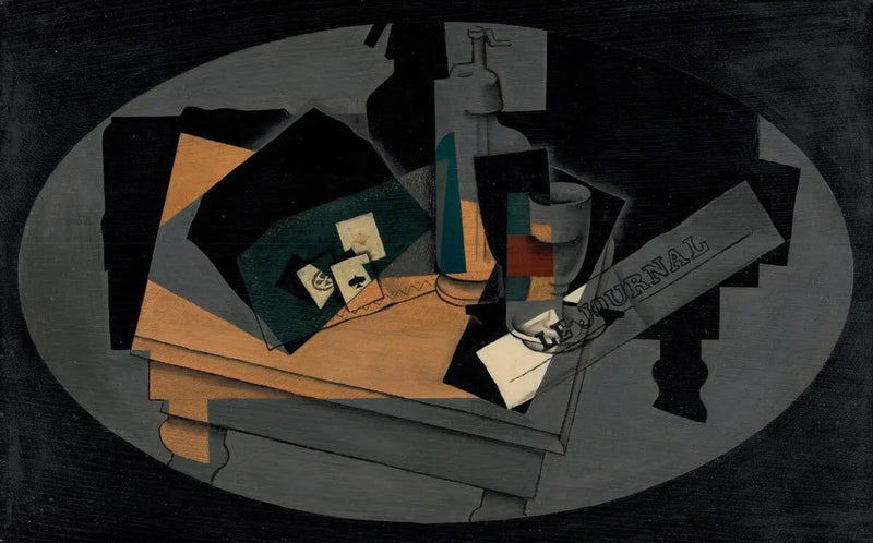 Cartas para jugar y sifón - Juan Gris