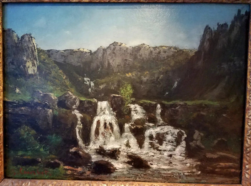 Cascada de Ornans - Gustave Courbet