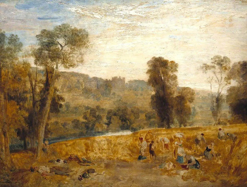 Cassiobury Park: Cosechando - J. M. W. Turner